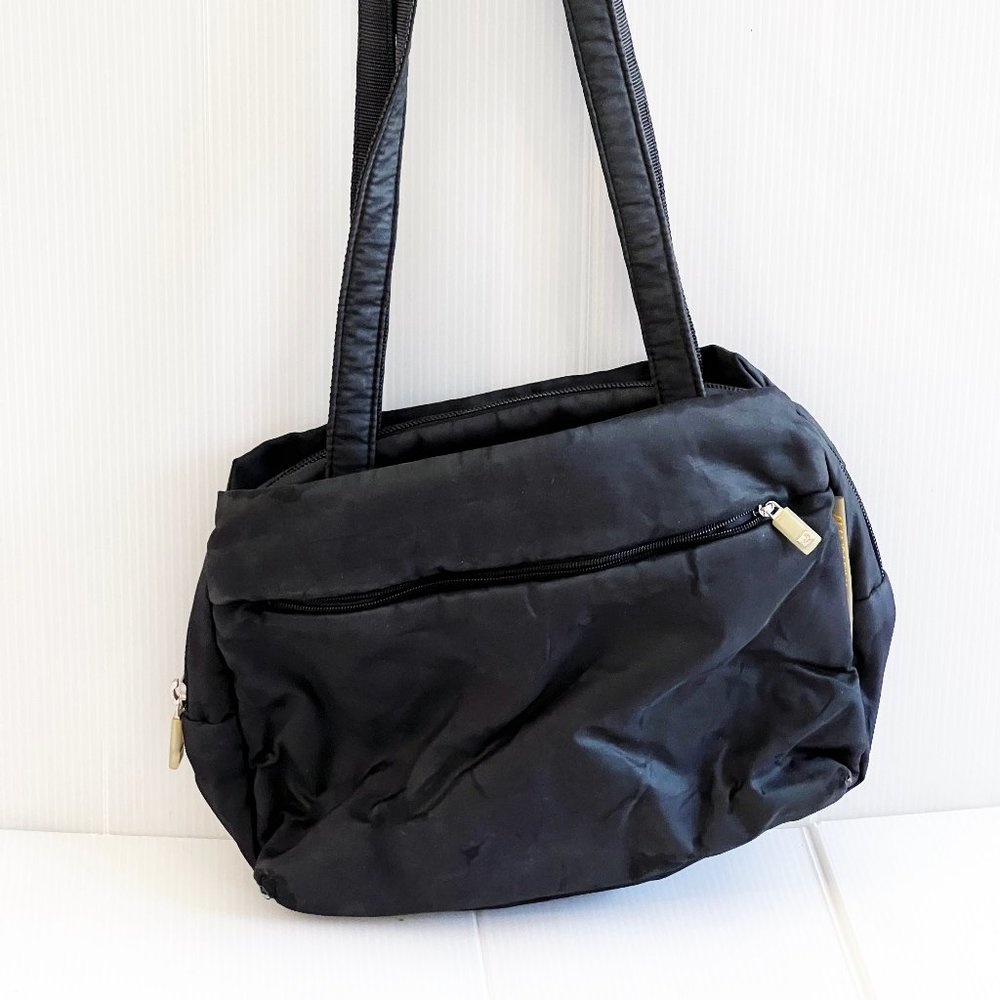 Mandarina Duck Black Fabric Handbag
